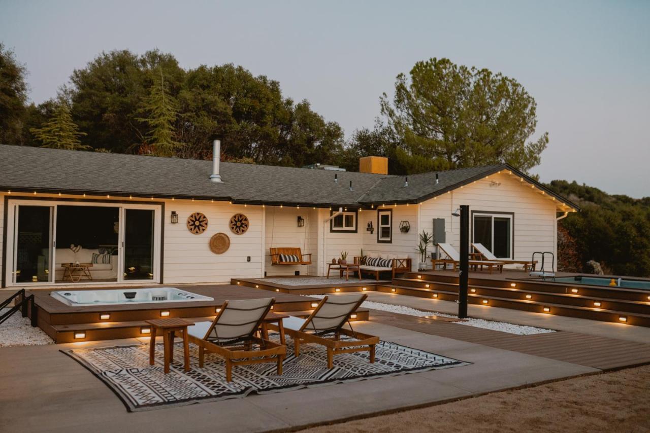 Boho Chic Oasis By Casa Oso With Pool, Spa And Views Ahwahnee Esterno foto