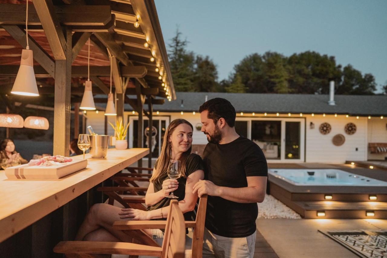 Boho Chic Oasis By Casa Oso With Pool, Spa And Views Ahwahnee Esterno foto